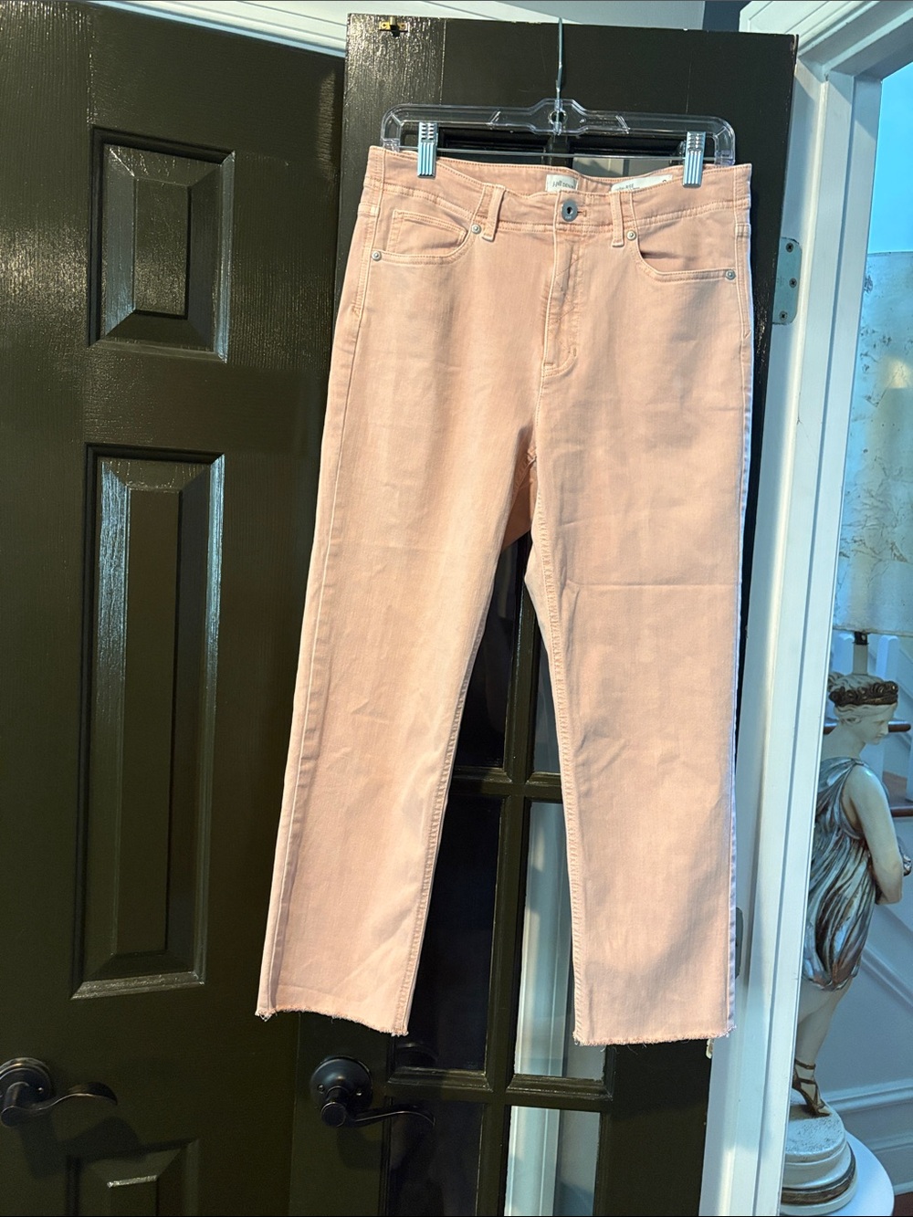 J. Jill Blush Pink Cropped Straight Jeans